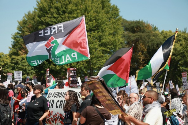 Foto - Demokrat Parti Kongresi, İsrail protestoları eşliğinde Chicago'da başladı