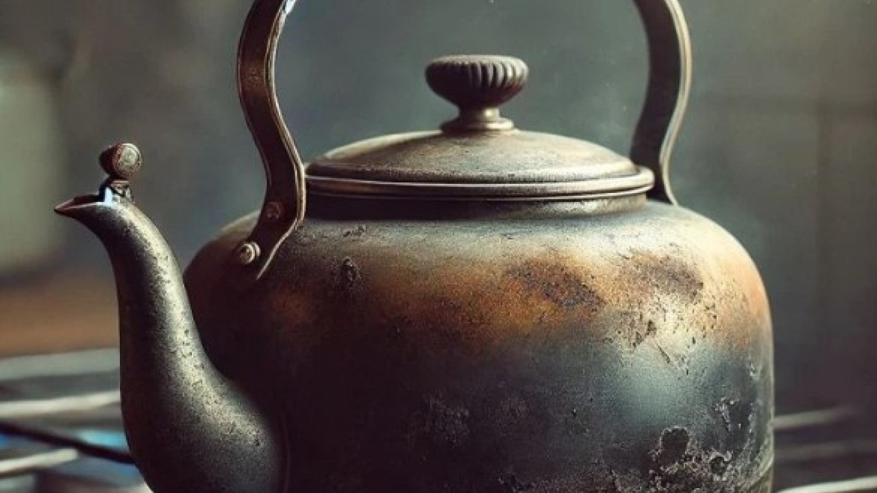 Deneyince farkını göreceksiniz! Kararan çaydanlıkları temizlemenin basit yolu