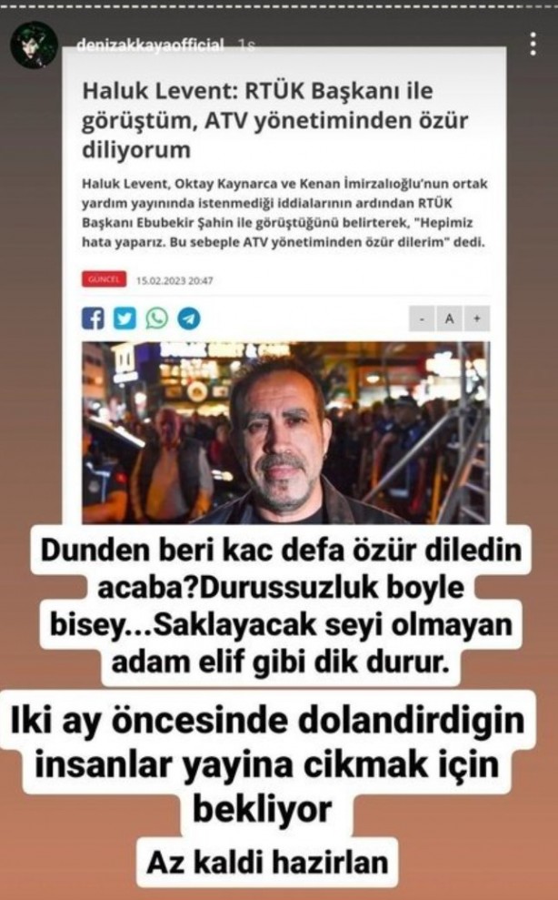Foto - Deniz Akkaya yine bombaladı! Haluk Levent hakkında şok paylaşımlar