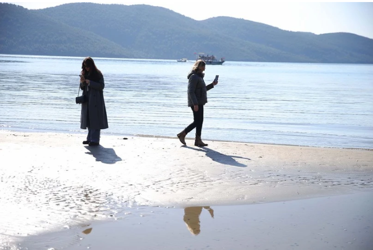 Foto - Deniz neden çekiliyor? Ege’de neler oluyor? Santorini adası mı etkiliyor