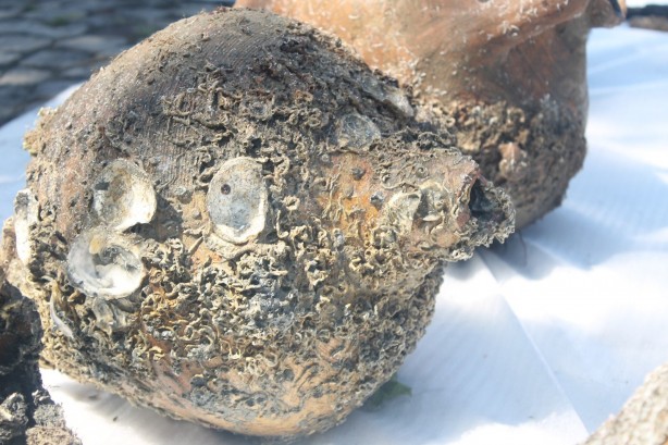 Foto - Deniz polisi Yalova açıklarında batık gemi buldu