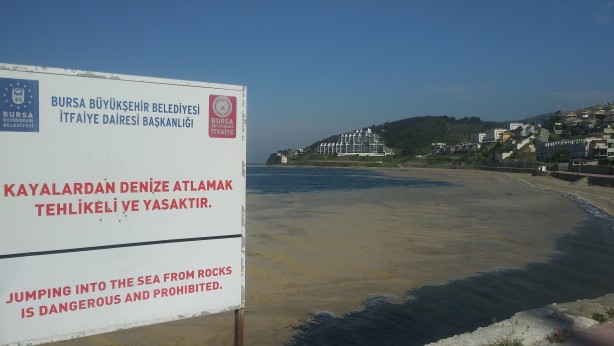 Foto - Deniz salyası Mudanya sahilini de kapladı