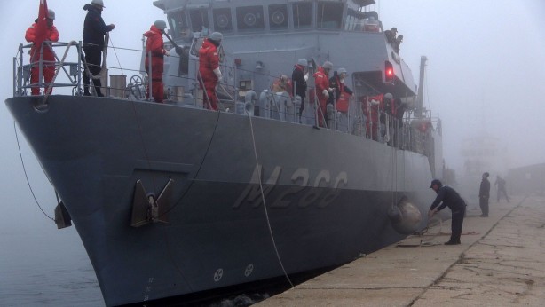 Foto - Denizde mayın alarmı! TCG Amasra mayın avlama gemisi bölgeye gönderildi