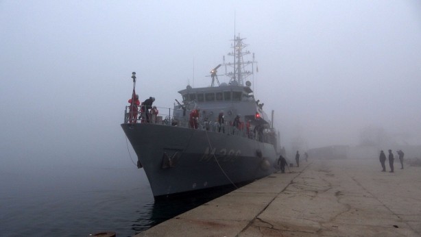 Foto - Denizde mayın alarmı! TCG Amasra mayın avlama gemisi bölgeye gönderildi