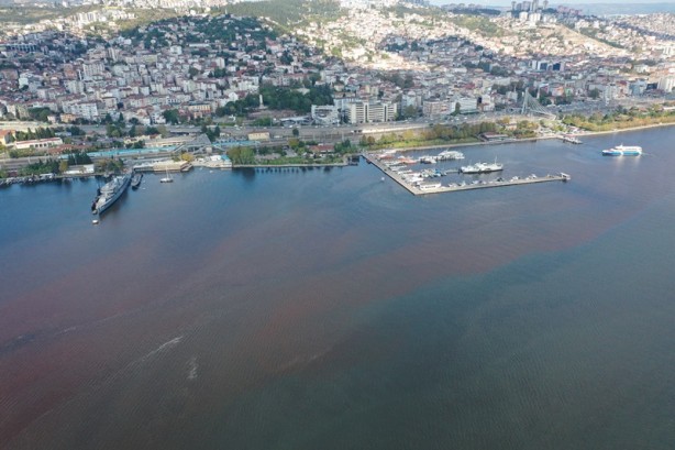 Foto - Denizin rengi kahverengiye döndü