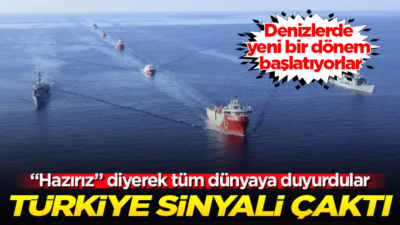 Denizlerde yeni bir dönem başlatıyorlar! Türkiye sinyali çaktı: "Hazırız" diyerek tüm dünyaya duyurdular