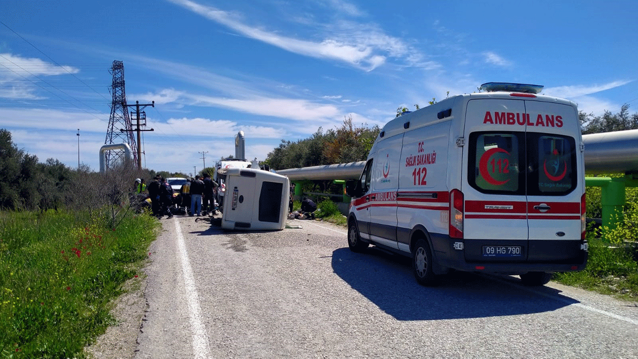 Foto - Denizli'de işçiler yemeğe giderken hayatlarının şokunu yaşadılar