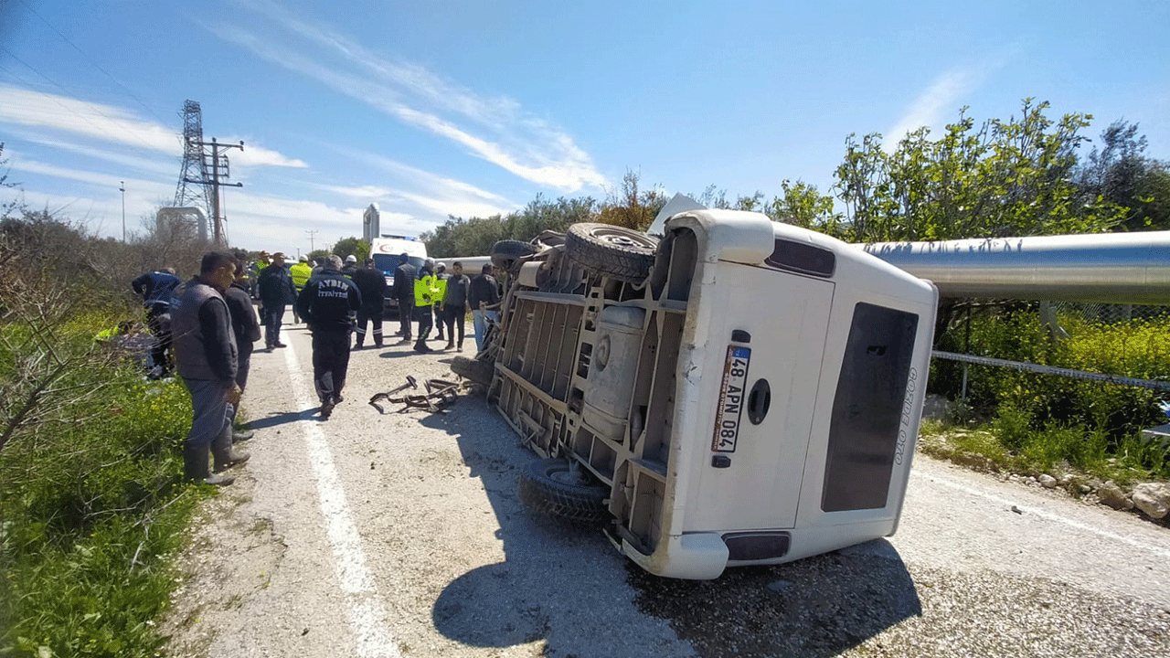 Foto - Denizli'de işçiler yemeğe giderken hayatlarının şokunu yaşadılar