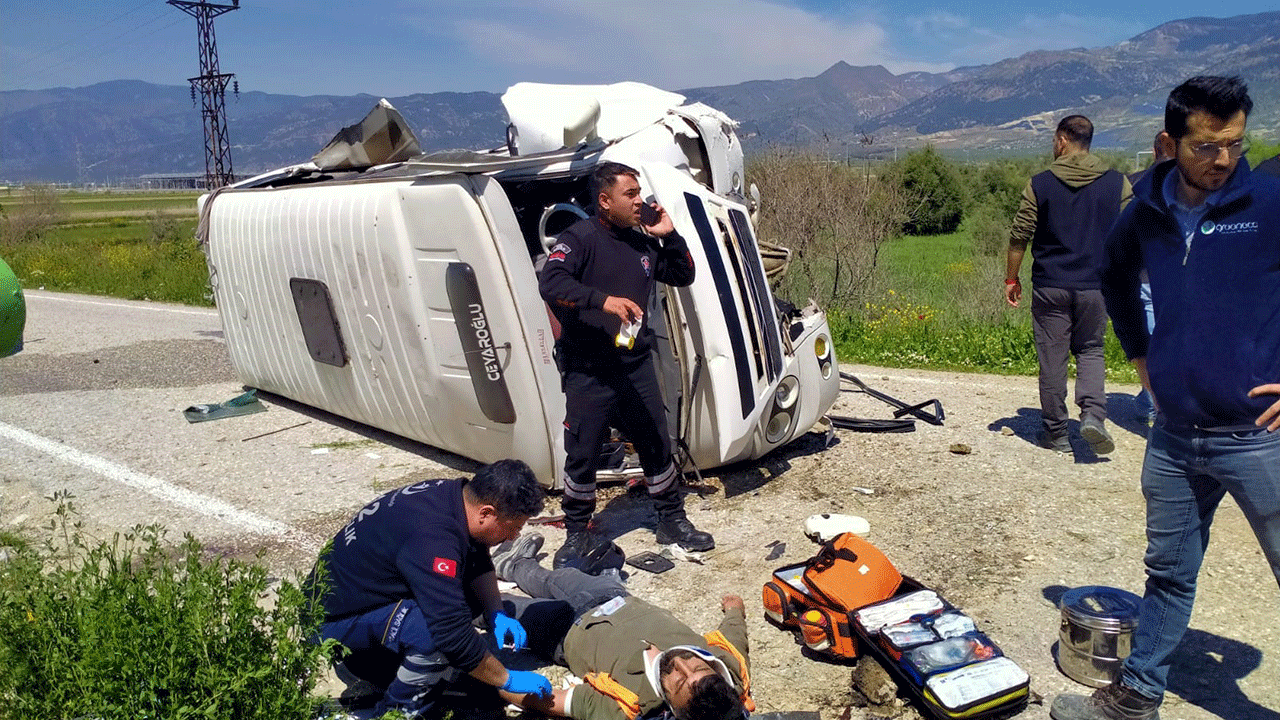 Foto - Denizli'de işçiler yemeğe giderken hayatlarının şokunu yaşadılar