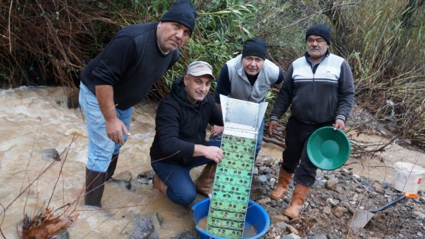 Denizli’de sel oldu! İnsanlar altın avına çıktı
