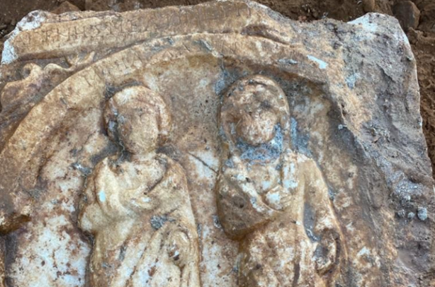 Foto - Denizli'deki inşaat kazısında bulundu! Çalışmalar durduruldu, apar topar emniyete bildirildi