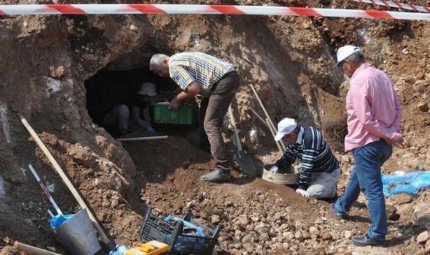 Denizli'deki inşaat kazısında bulundu! Çalışmalar durduruldu, apar topar emniyete bildirildi