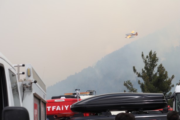 Foto - Denizli’deki orman yangınından görüntüler geldi