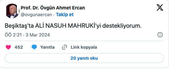 Foto - Deprem bilimci Ahmet Ercan, yerel seçimlerde destekleyeceği adayı açıkladı