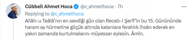 Foto - Deprem felaketiyle ilgili önemli sözler! Cübbeli Ahmet Hoca o detaya dikkat çekti