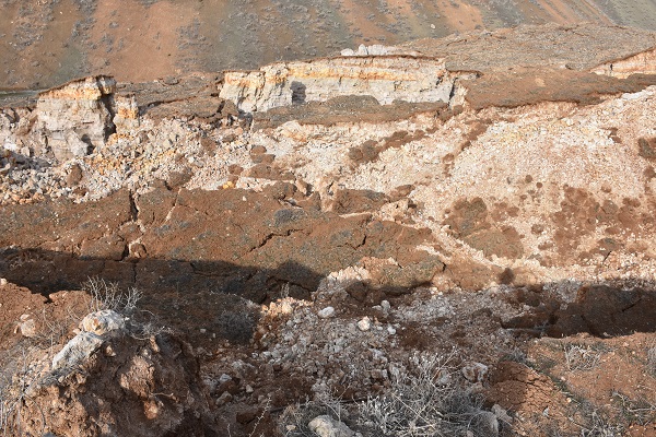 Foto - Deprem sırasında oluştu! Devasa yarık havadan görüntülendi
