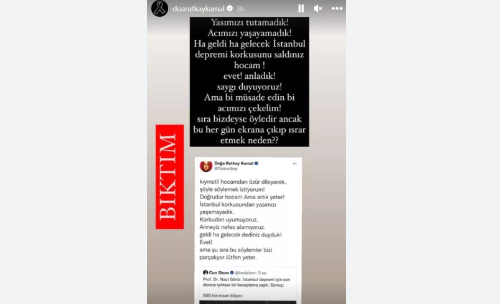 Foto - Deprem sonrası Doğa Rutkay Naci Görür'e patladı! Artık yeter