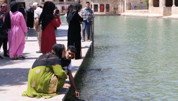 Foto - Selde ortadan kaybolan Balıklıgöl'deki balıklara ne oldu? Balıklardan haber var