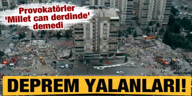 Deprem yalanlarını tek tek çürüttü