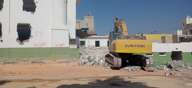 Foto - Depremde ağır hasar alan cami yıkıldı