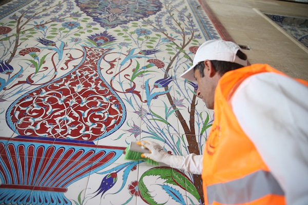 Foto - Depremde hasar görmüştü! İşte Abdülhamit Han Camisi'ndeki son durum