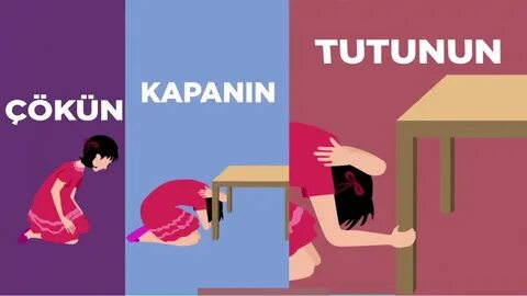 Depremde hayat kurtaran yöntem açıklandı! Dikkat çeken 'çök-kapan- tutun' raporu