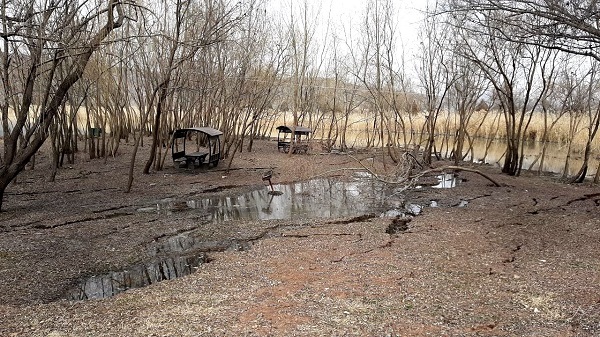 Foto - Depremde yaşandı! Bu gölün seviyesi bakın nasıl yükseldi?