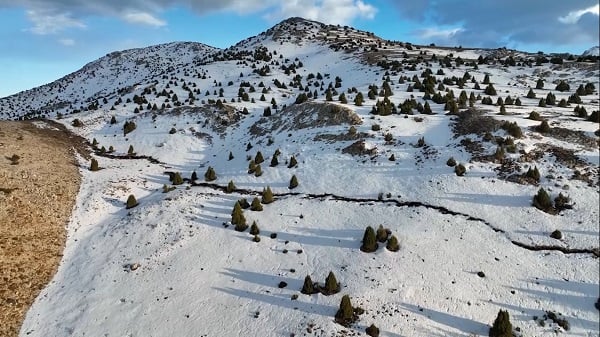 Foto - Depremden sonra çekildi! Berit Dağı'nda ürküten görüntü