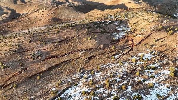 Foto - Depremden sonra çekildi! Berit Dağı'nda ürküten görüntü
