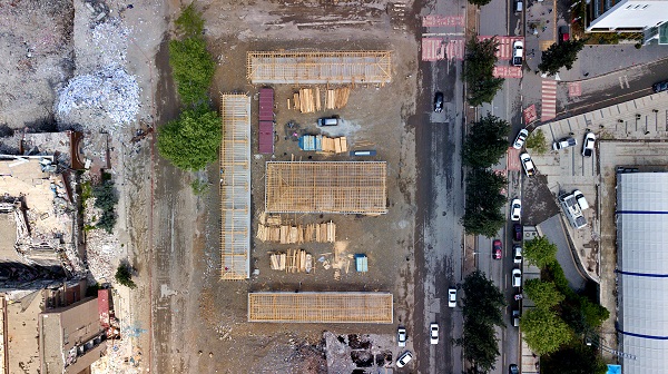 Foto - Depremin ardından ahşap çarşı kuruluyor