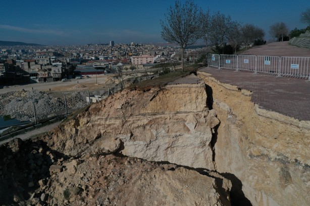 Foto - Depremin ardından Gaziantep'te korkutan görüntü