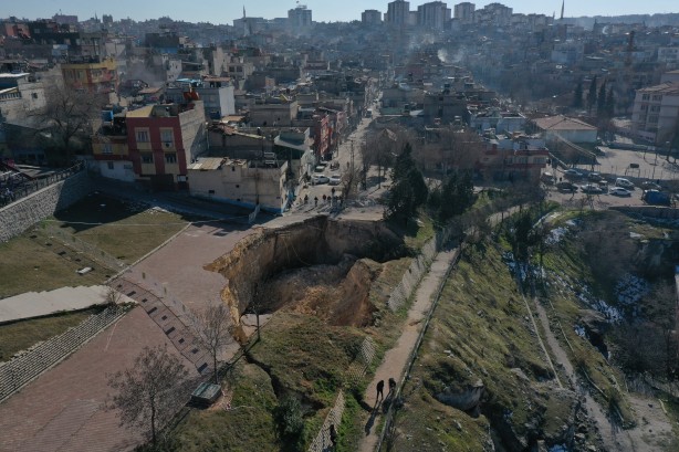 Foto - Depremin ardından Gaziantep'te korkutan görüntü