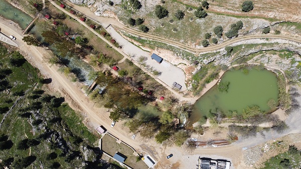 Foto - Depremin ardından rengi değişmişti! İşte, Yeşilgöz Gölü’nün son hali