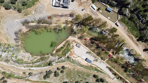 Foto - Depremin ardından rengi değişmişti! İşte, Yeşilgöz Gölü’nün son hali
