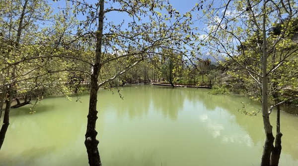 Foto - Depremin ardından rengi değişmişti! İşte, Yeşilgöz Gölü’nün son hali