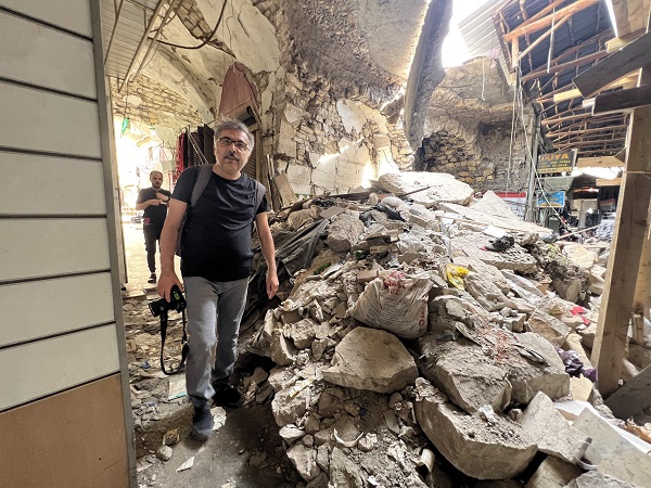 Depremin ardından tarihi mekanlar