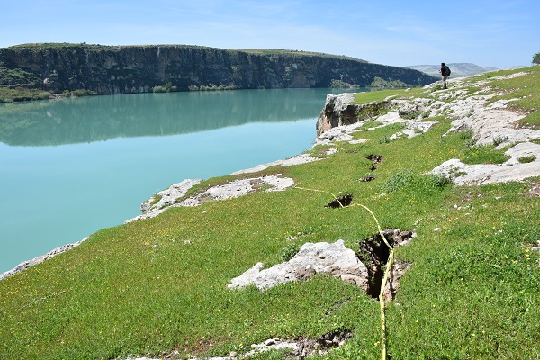Foto - Depremin sebep olduğu hasar görüntülendi! Kızılin Kanyonu bu hale geldi