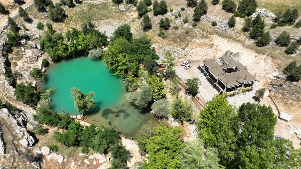 Foto - Depremlerin ardından suyu bulanıklaştı! İşte Yeşilgöz Gölü'nün son hali