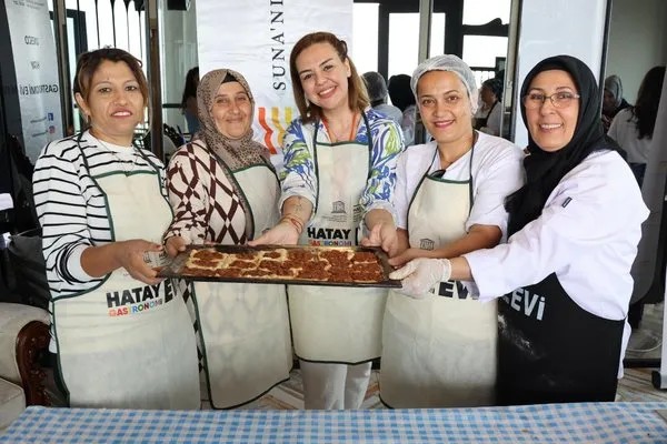 Foto - Depremzede anneler Kaytaz Böreği’nin püf noktalarını öğrendi