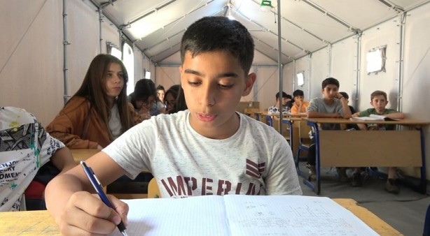 Depremzede öğrenciler LGS’den tam puan bekliyor