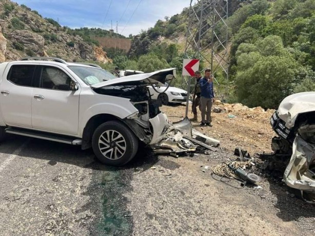 Foto - Kaymakamın içinde bulunduğu makam aracı kaza yaptı! Yaralılar var