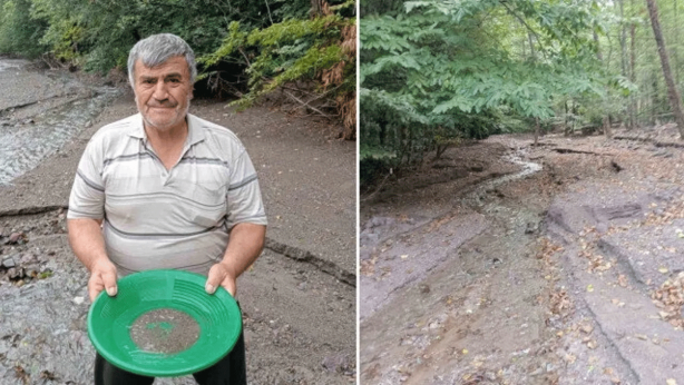 Dereden haftada 13 gram altın topluyor
