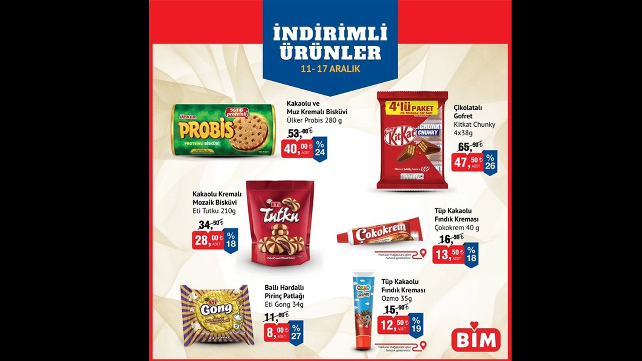 Foto - Dev fırsatlar sizi bekliyor! BİM 18 Aralık 2024 indirimleri açıklandı