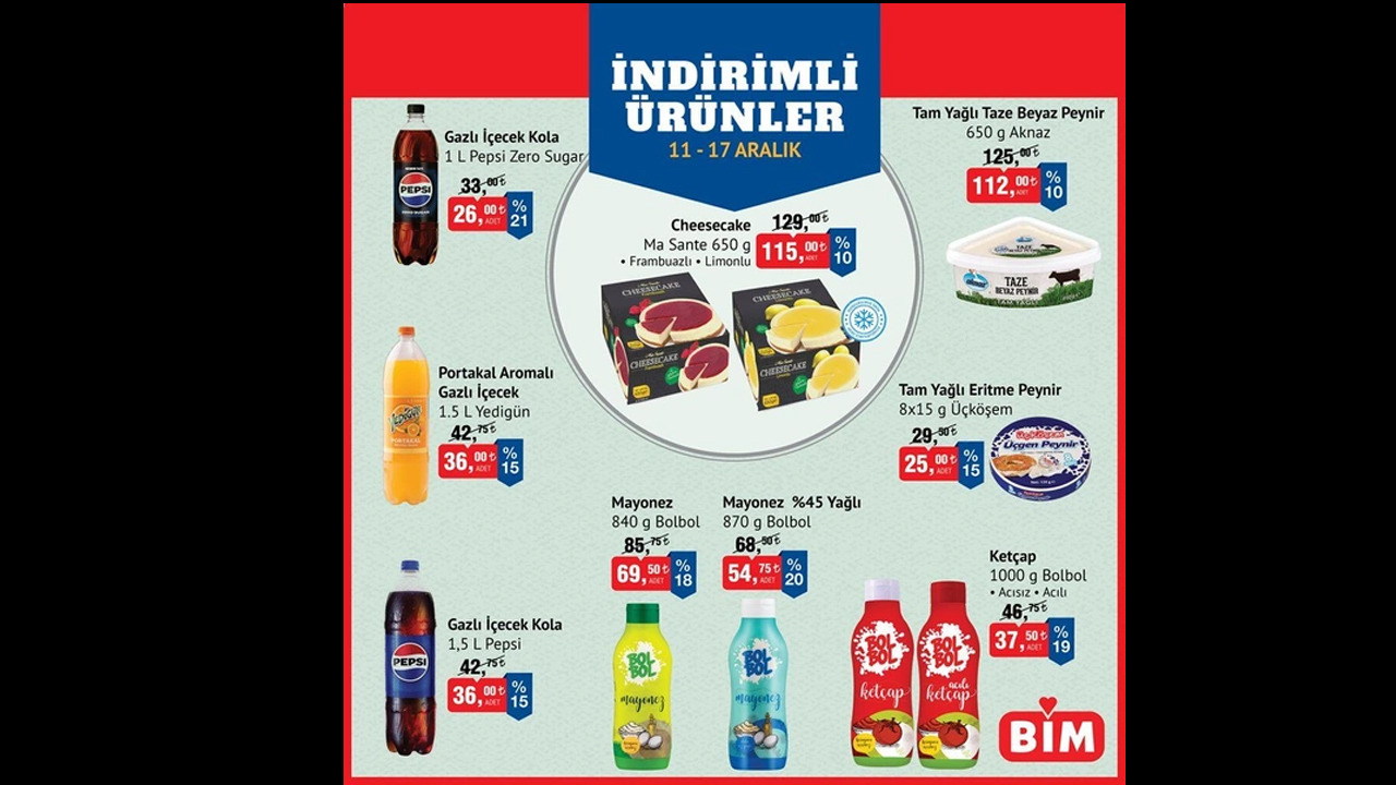 Foto - Dev fırsatlar sizi bekliyor! BİM 18 Aralık 2024 indirimleri açıklandı