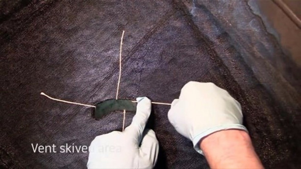 Foto - Dev lastiği böyle tamir ediyor!