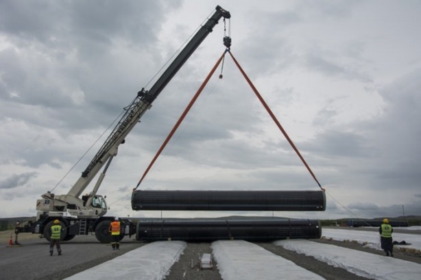 Foto - Dev proje görücüye çıktı