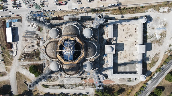 Foto - Devasa caminin inşaatında sona gelindi