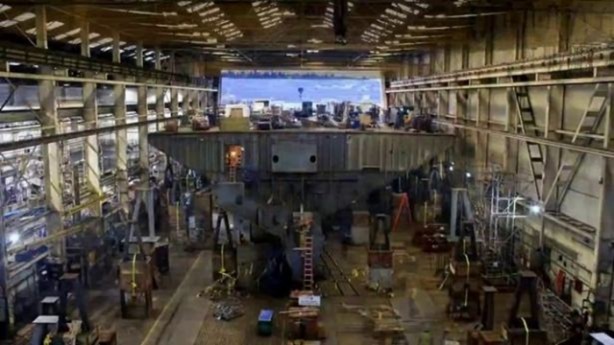 Foto - Devasa gemiler böyle yapılıyor