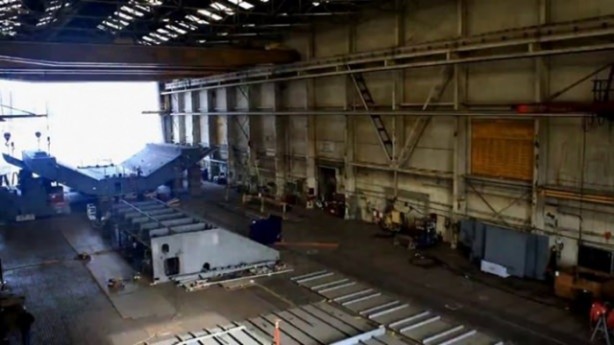 Foto - Devasa gemiler böyle yapılıyor