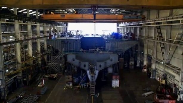 Foto - Devasa gemiler böyle yapılıyor